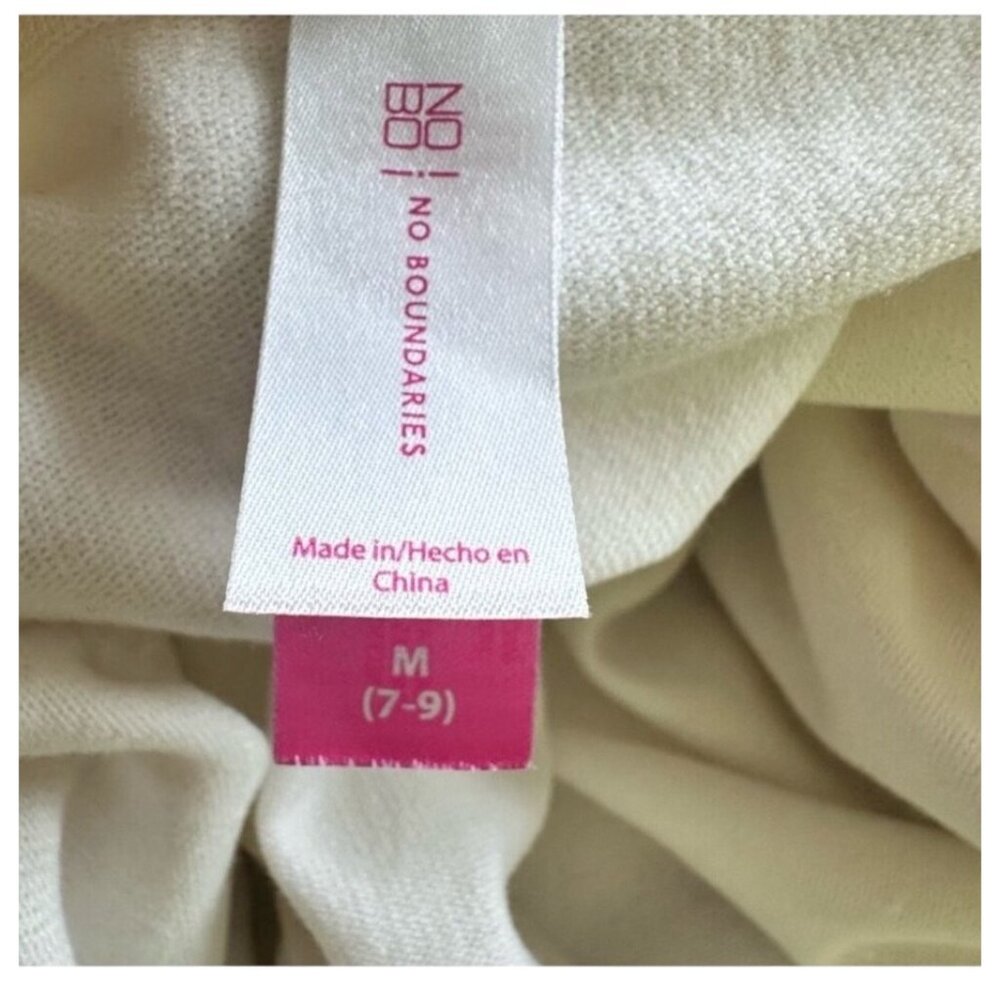 No Boundaries Womens Medium Off-White Sweater Dress - Picture 5 of 10